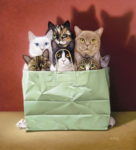 bag of cats